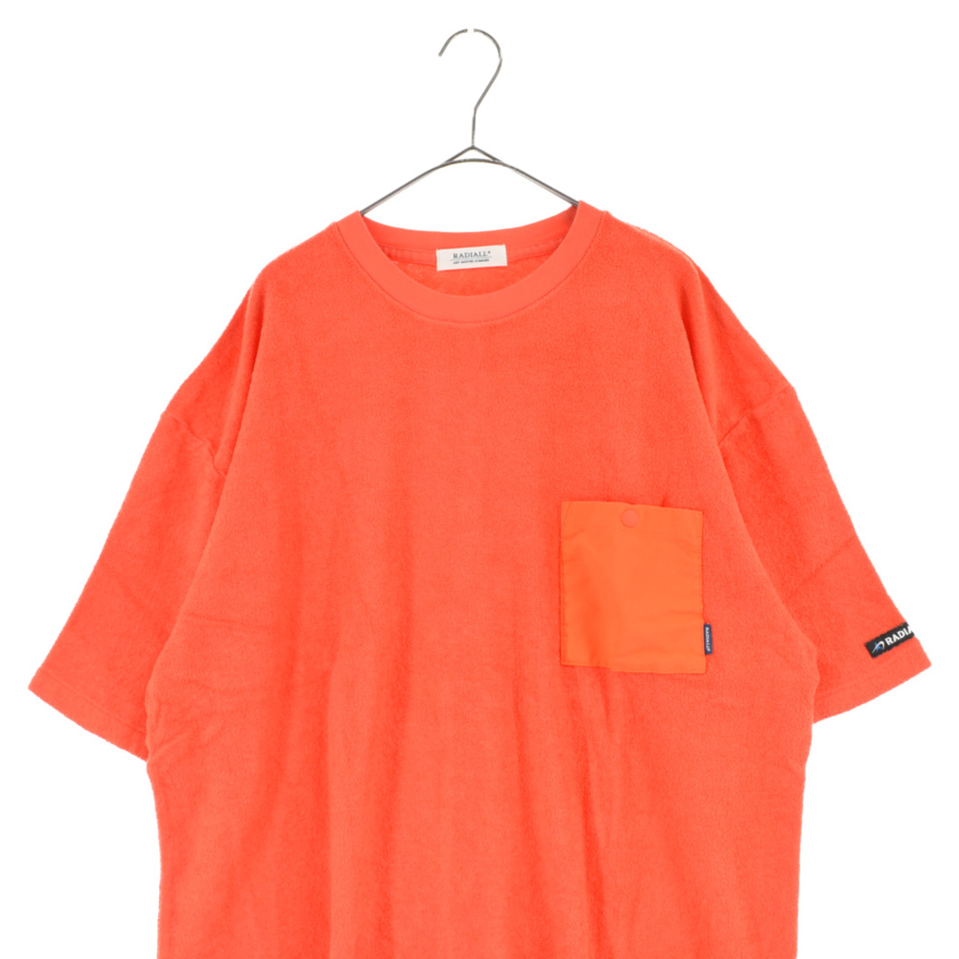 RADIALL(ラディアル)のRADIALL ラディアル 20SS BAJA CREW NECK POCKET T-SHIRT S/S バジャ コットンパイル ポケット付き半袖Tシャツ ブラッドオレンジ RAD-20SS-CUT009 メンズのトップス(Tシャツ/カットソー(半袖/袖なし))の商品写真