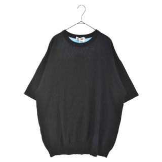 キャリー(CALEE)のCALEE キャリー 21SS Drop Shoulder S/S Crew Neck Knit Sweater ドロップショルダー 半袖ニットセーター Tシャツ CL-21SS054(ニット/セーター)