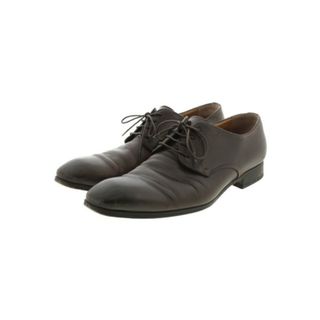 サントーニ(Santoni)のSANTONI ビジネス・ドレスシューズ UK6(24.5cm位) こげ茶 【古着】【中古】(ドレス/ビジネス)