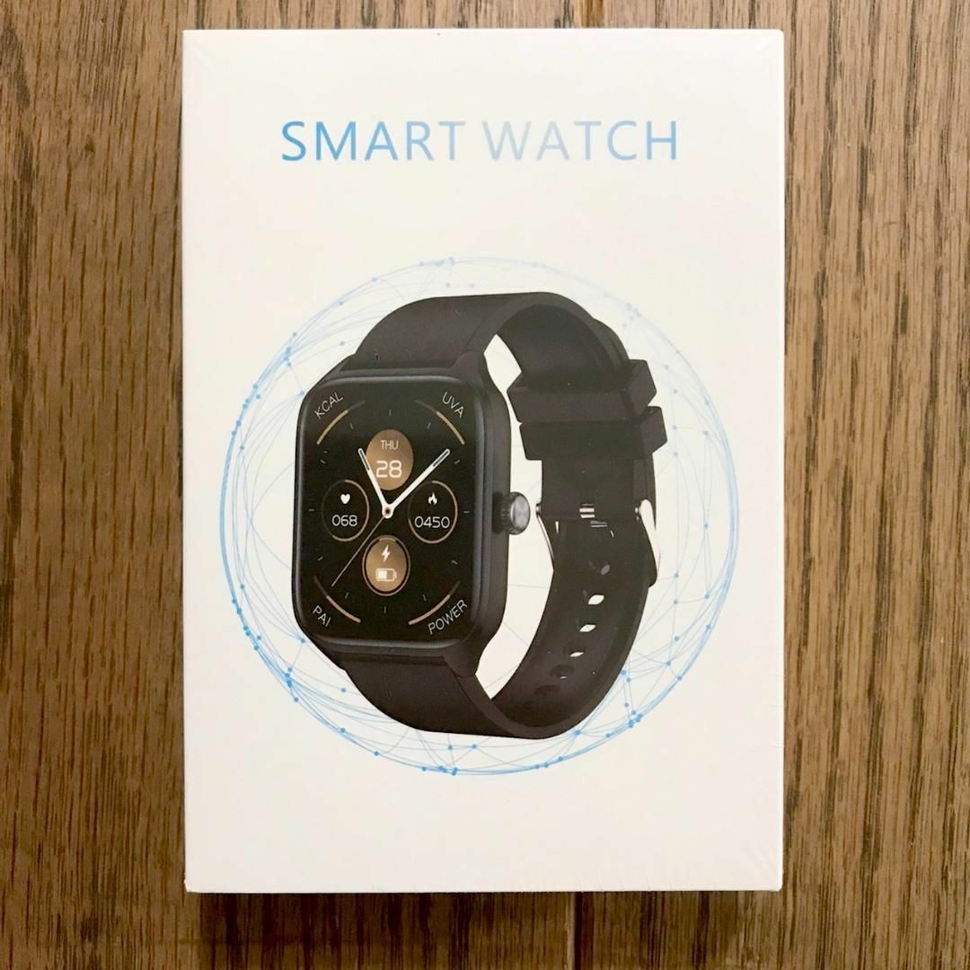 スマートウォッチ☆Smart Watch☆大画面☆通話機能付き☆IP67防水☆黒