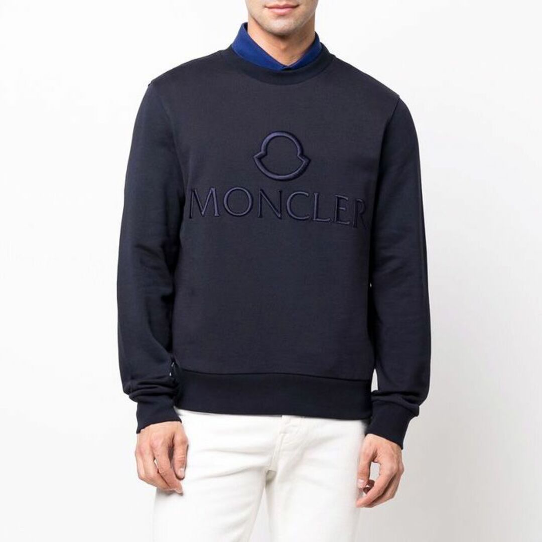 43 MONCLER 8G00049 ネイビー トレーナー size M