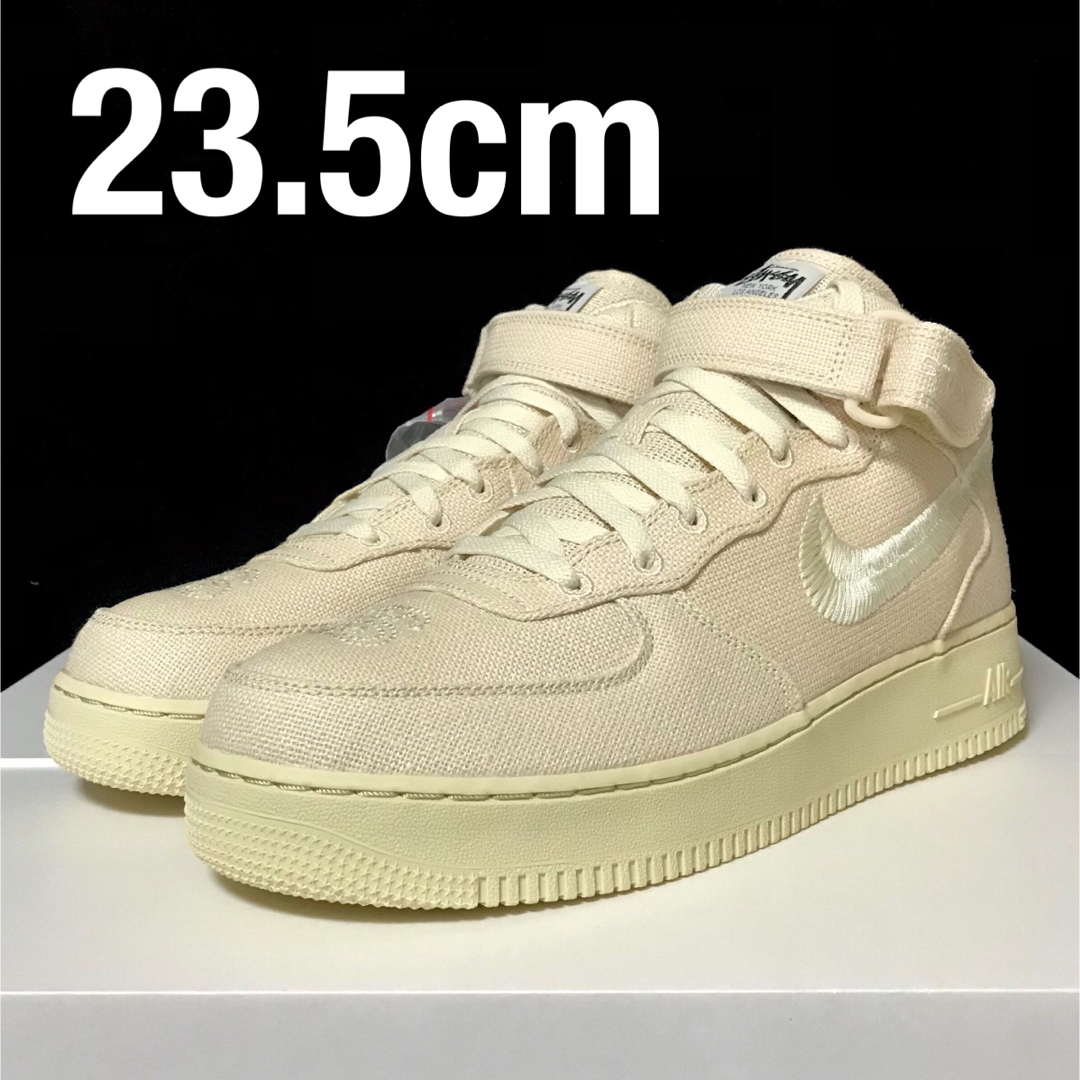 Stussy × Nike Air Force 1 Mid SP 23.5cm