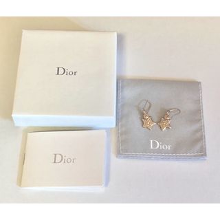 クリスチャンディオール(Christian Dior)のDIOR ゴールドスターピアス 星ピアス ゴールドピアス  ディオール(ピアス)