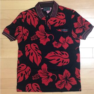 プラダ(PRADA)の【名作】PRADA 2014年春夏コレクション ハイビスカス柄ポロシャツ(Tシャツ/カットソー(半袖/袖なし))