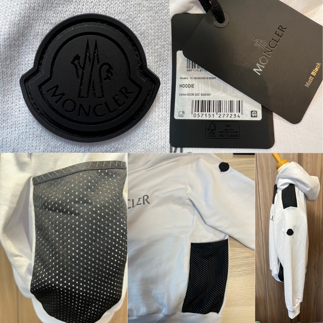 ☆未使用・本物保証☆MONCLER Same But パーカー XL 白色