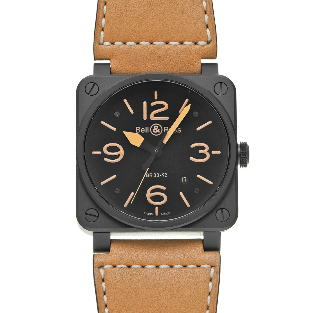 ベル＆ロス Bell & Ross BR03-92-S ブラック メンズ 腕時計