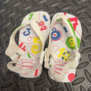 ハワイアナス(havaianas)のハワイアナス　キッズビーチサンダル　14センチ(サンダル)