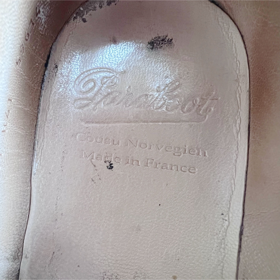 希少★PARABOOT パラブーツ ミカエル フランス制 ガラスレザー ブラック