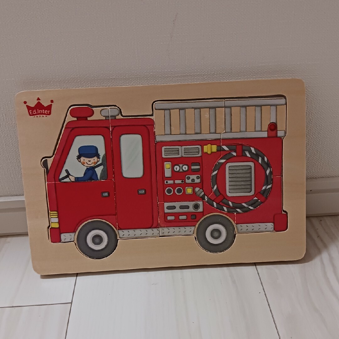 Ed.inter(エドインター)のエドインター　消防車のパズル キッズ/ベビー/マタニティのおもちゃ(電車のおもちゃ/車)の商品写真