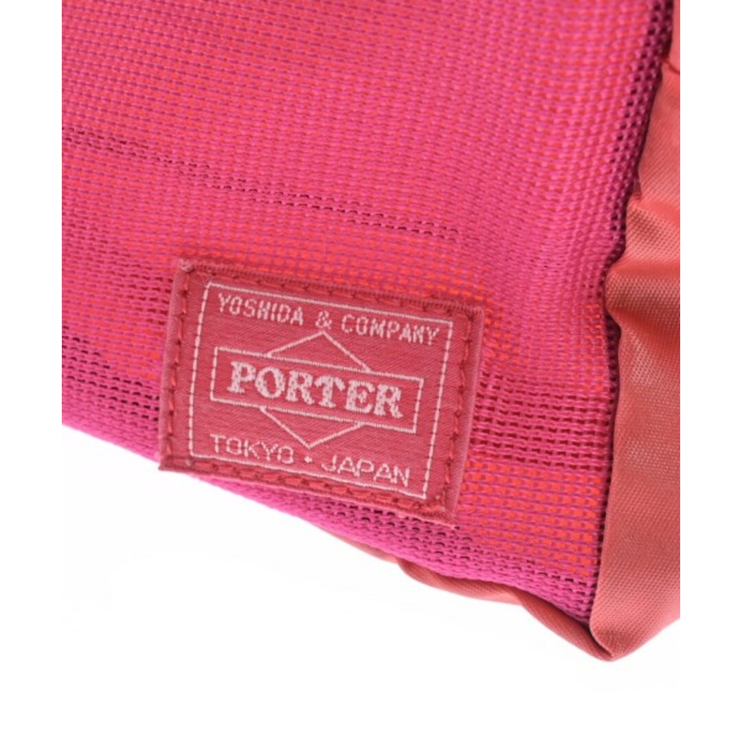 PORTER(ポーター)のPORTER ポーター ポーチ - ピンク系 【古着】【中古】 レディースのファッション小物(ポーチ)の商品写真