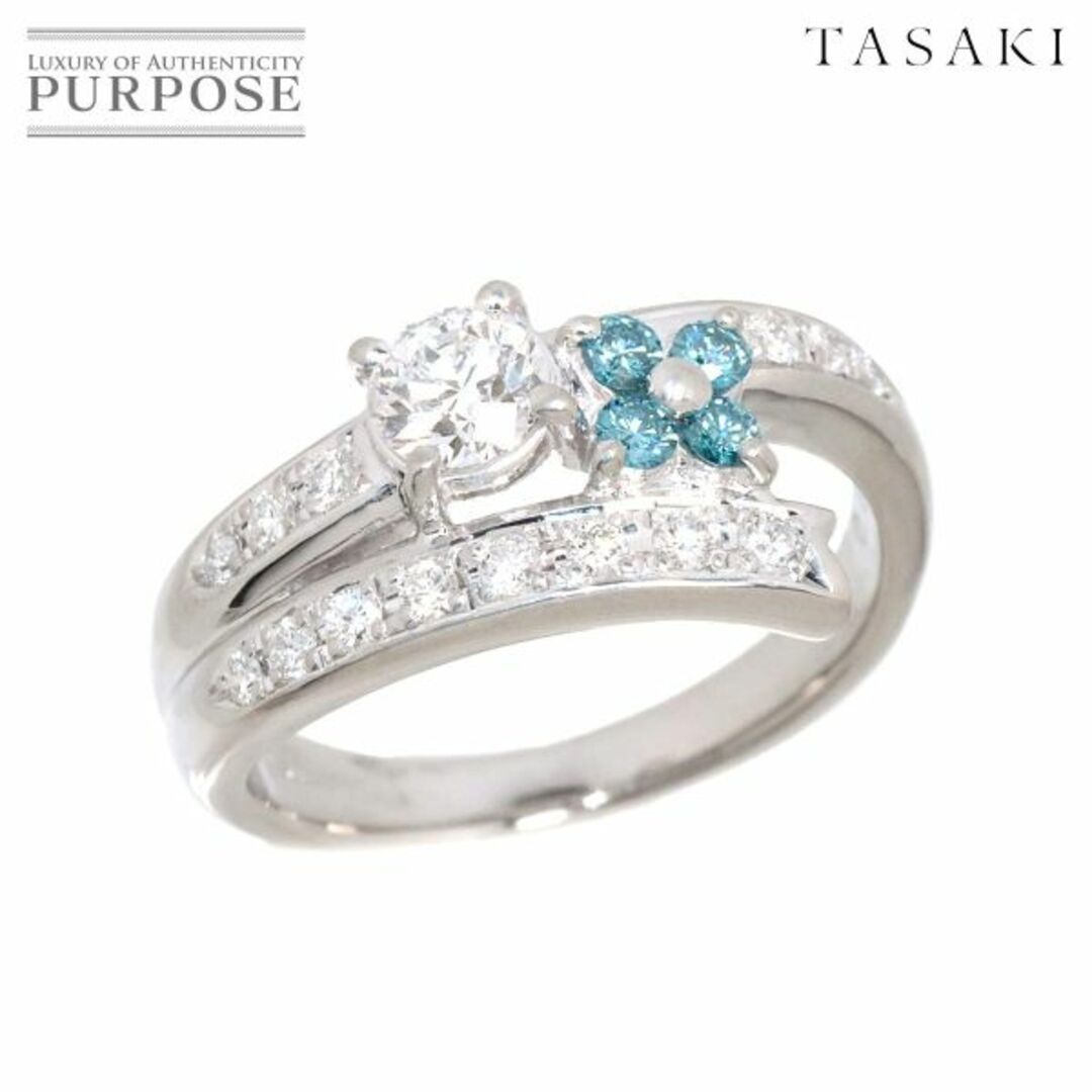 タサキ TASAKI 9.5号 リング ダイヤ 0.30ct/0.26ct Pt プラチナ 田崎真珠 指輪 VLP 90188787