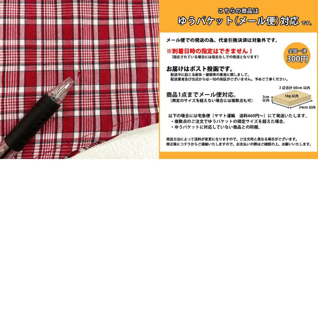 Ralph Lauren(ラルフローレン)のUS古着 チャップス CHAPS ボタンダウンシャツ 半袖 チェック柄 EASY CARE サイズ：メンズ XL ビッグサイズ レッド×ホワイト×ブラック 【中古】 メンズのトップス(シャツ)の商品写真