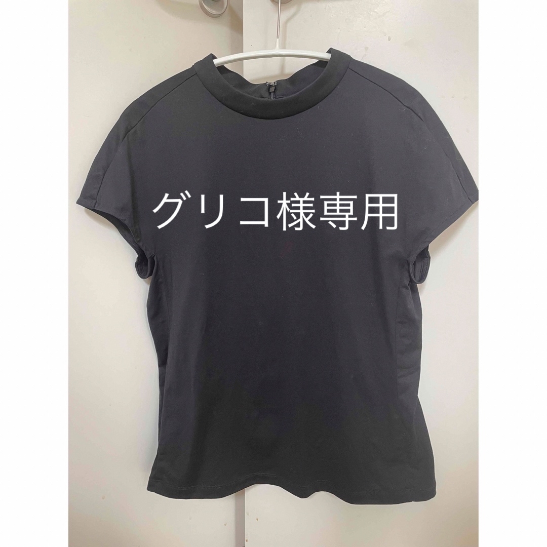 Drawer(ドゥロワー)のSHE tokyo Tシャツ　Paula ブラック レディースのトップス(Tシャツ(半袖/袖なし))の商品写真