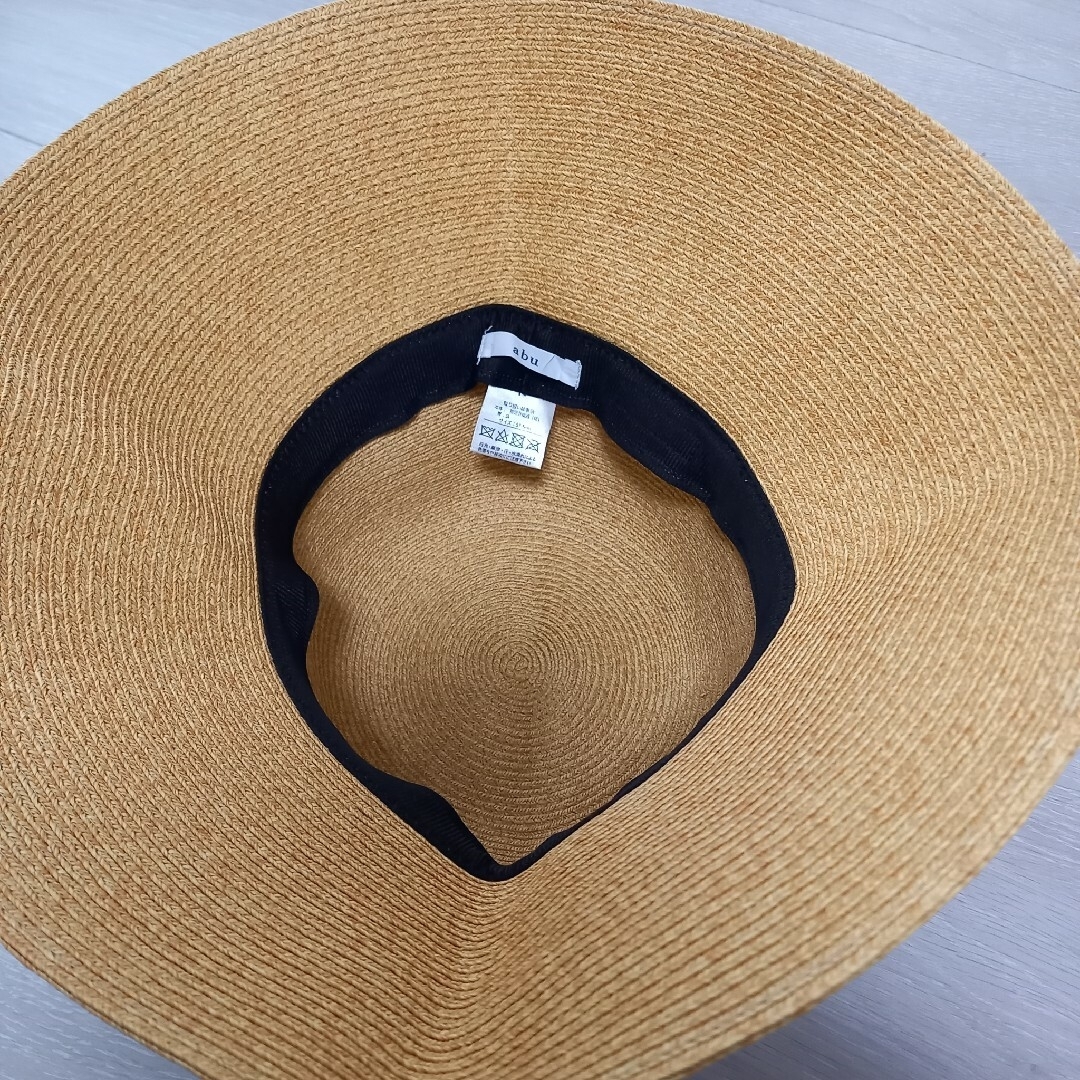 abu リボンペーパーハット レディース レディースの帽子(麦わら帽子/ストローハット)の商品写真