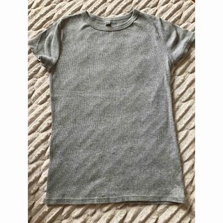 ユニクロ(UNIQLO)のwood様専用ユニクロUNIQLOMサイズグレー1枚ピンク1枚計2枚セット⭐︎(Tシャツ(半袖/袖なし))