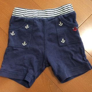 ミキハウス(mikihouse)のミキハウス 80センチ 古着 お直し跡あり (パンツ)