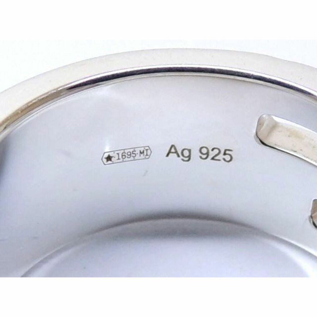 再入荷アイテム グッチ Gロゴ リング シルバー925 ☆ 刻印8(#7.5) レディース シルバー