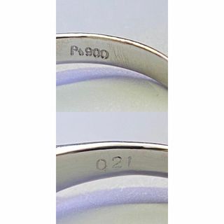 Pt900 ダイヤモンドリング D0.21 H VVS2 鑑定書付き プラチナの通販 by