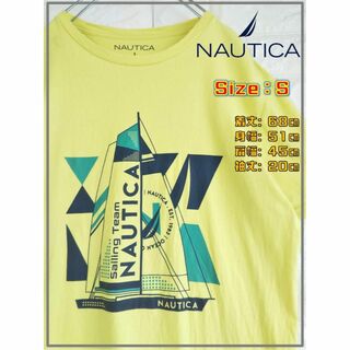 ノーティカ(NAUTICA)の米国輸入 NAUTICA ノーティカ デカロゴ Ｔシャツ　Ｓ　3257(Tシャツ/カットソー(半袖/袖なし))
