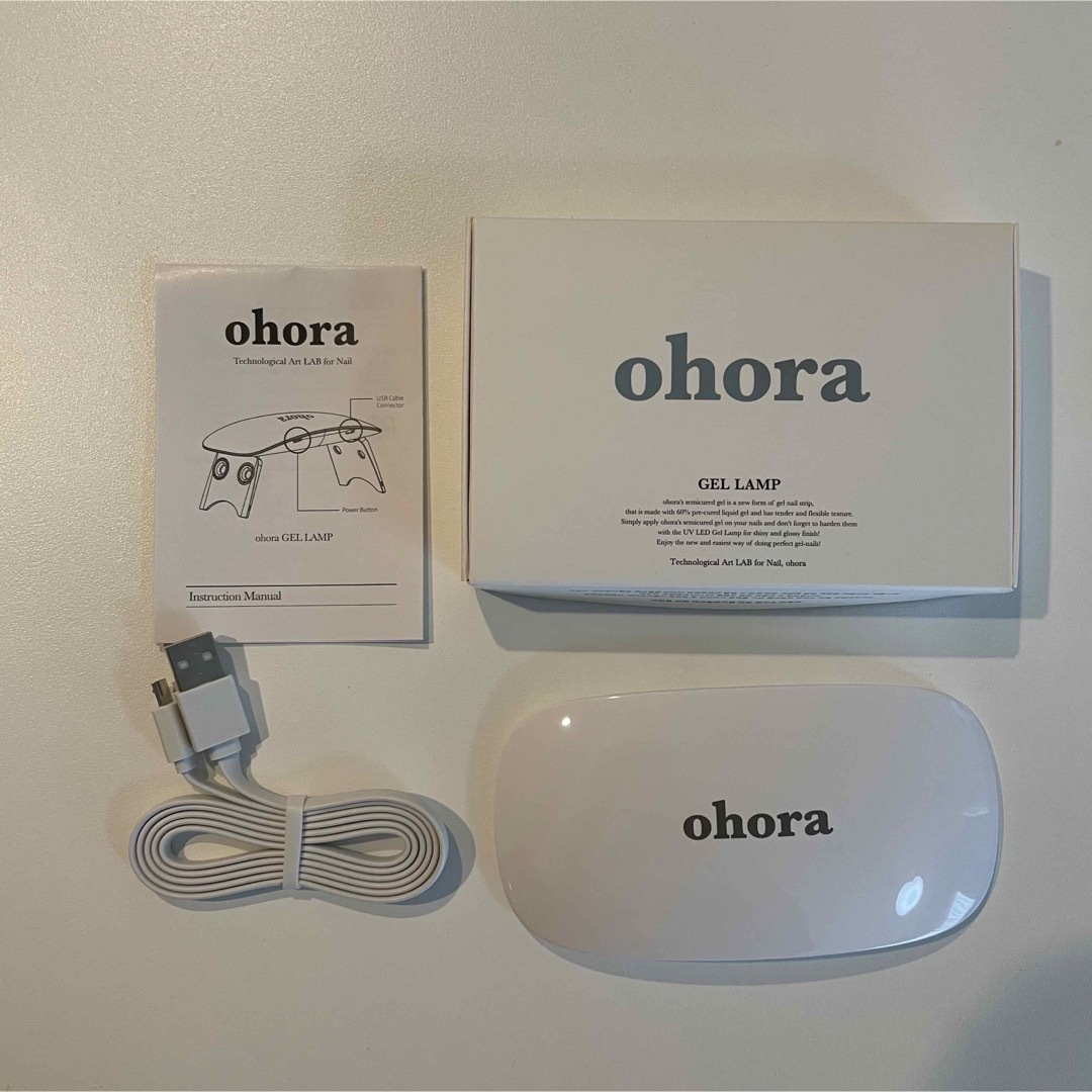 ohora(オホーラ)の新品未使用 ohora オホーラ ジェルランプ コスメ/美容のネイル(ネイル用品)の商品写真