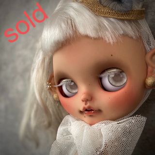 necoma doll】ホワイトヘアセピア染めのタン肌ちゃん◇OFフルセット!-