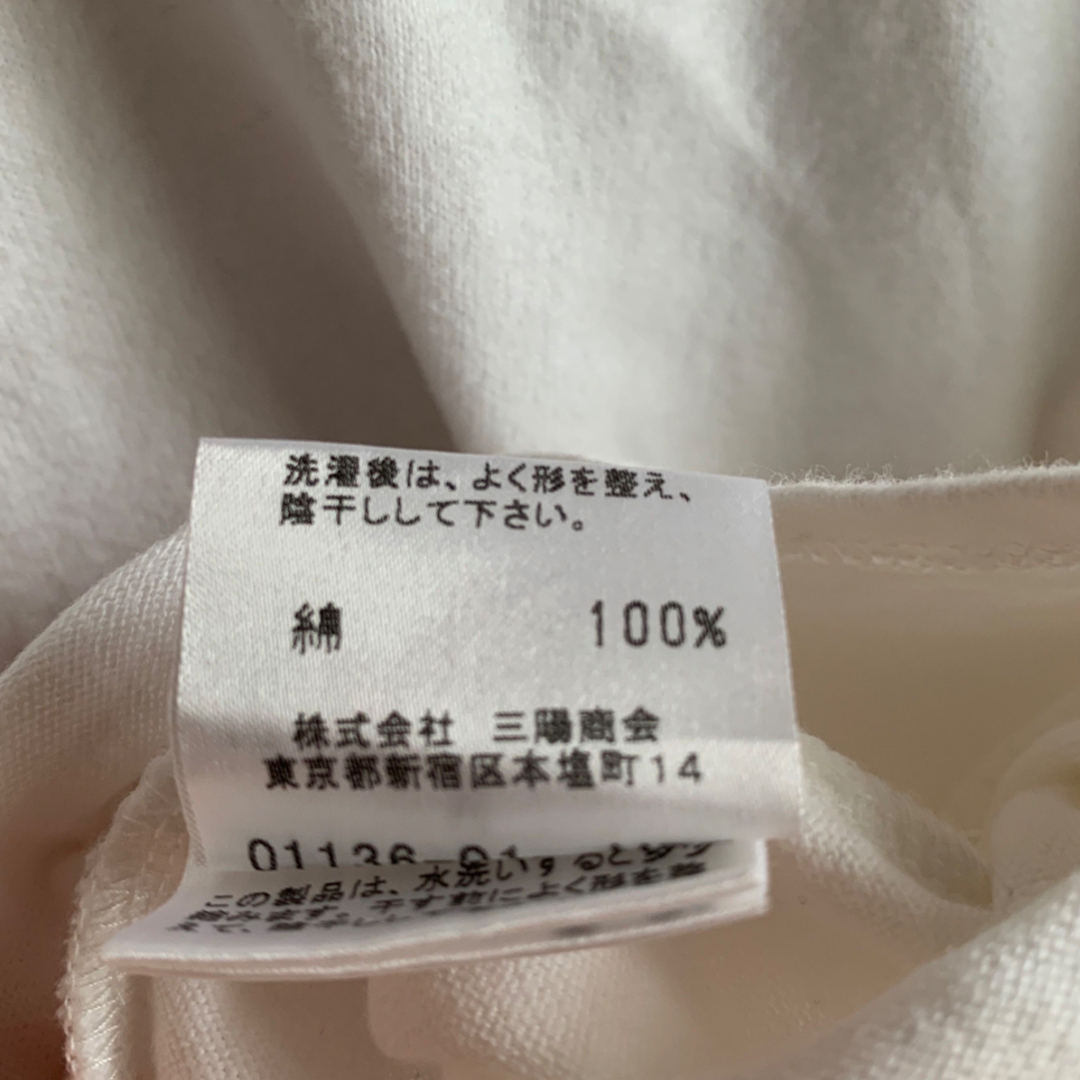 BURBERRY BLUE LABEL(バーバリーブルーレーベル)のバーバリー　リボン　VネックTシャツ　レディース レディースのトップス(Tシャツ(長袖/七分))の商品写真