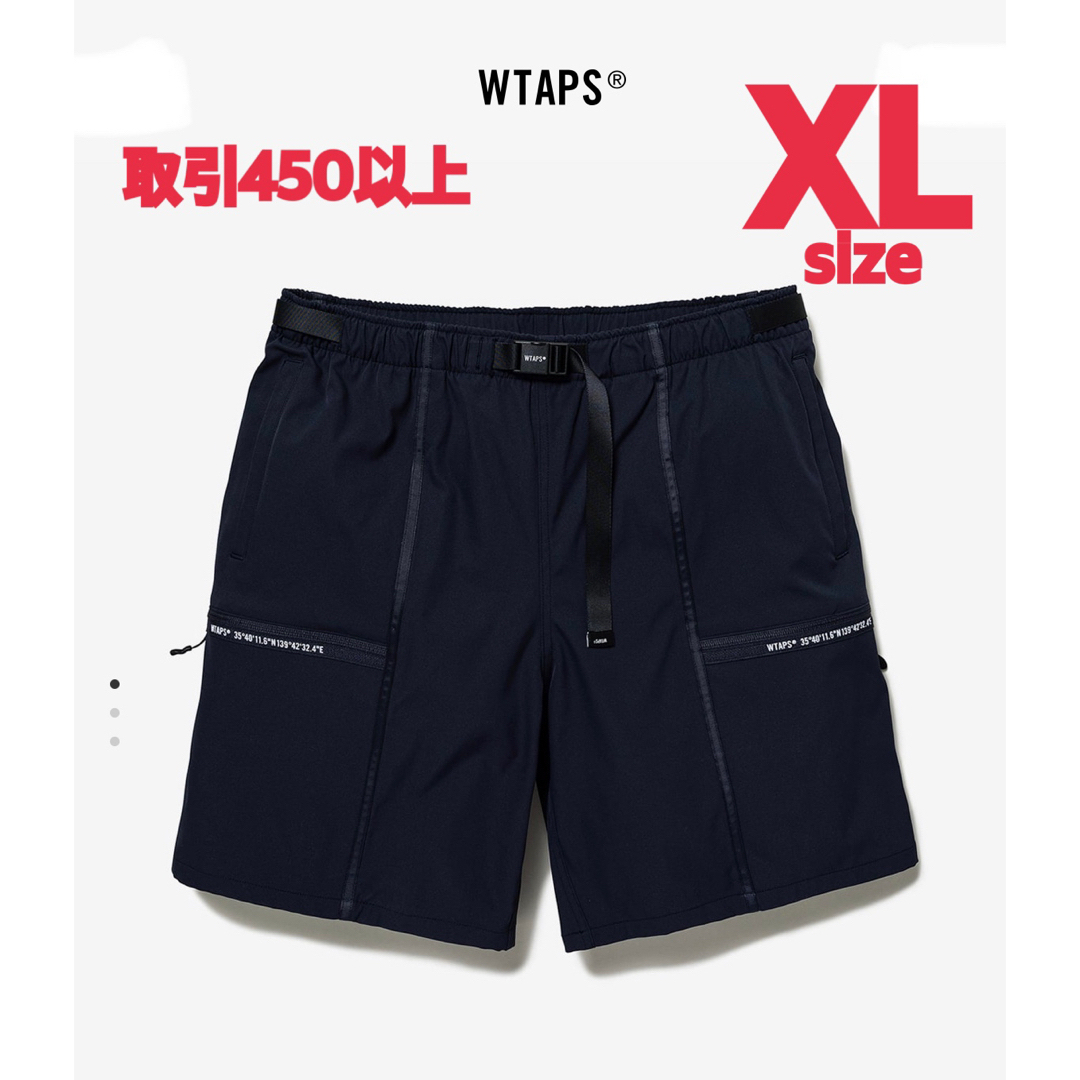 BLACKSMALLWTAPS 2023SS TRACKS SHORTS BLACK Sサイズ