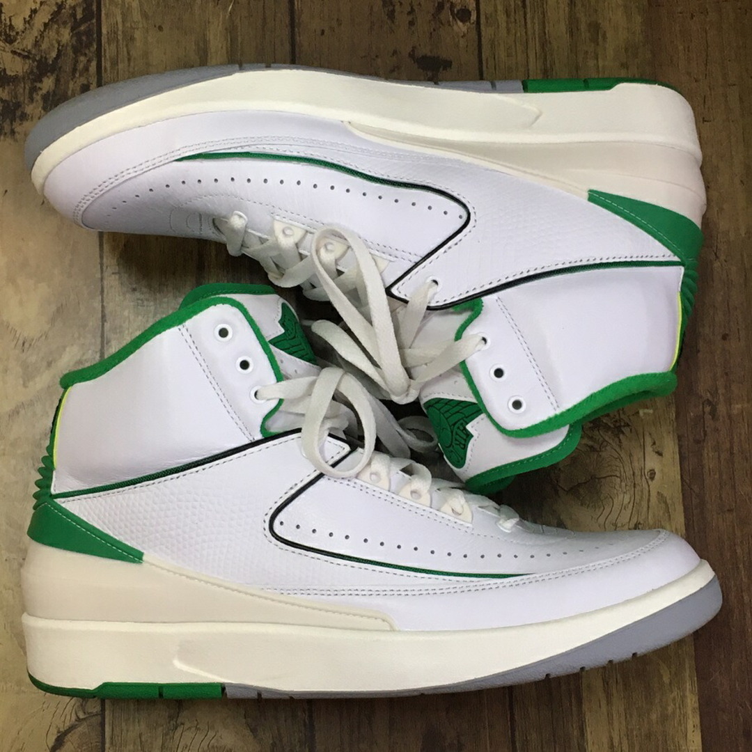 NIKE(ナイキ)のNIKE AIR JORDAN 2 RETRO "LUCKY GREEN" DR884-103" ナイキ エア ジョーダン 2 レトロ "ラッキーグリーン"【中古】【004】 メンズの靴/シューズ(スニーカー)の商品写真