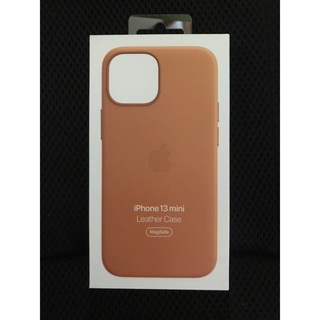 アップル(Apple)のApple純正 MagSafe対応 iPhone 13 mini レザーケース　(iPhoneケース)