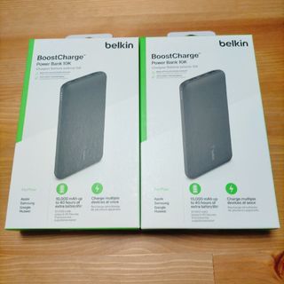 新品 belkin モバイルバッテリー 10000mah 2個セット(その他)