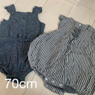 ベビーギャップ(babyGAP)の最終値下げ　70cm baby gap (カバーオール)