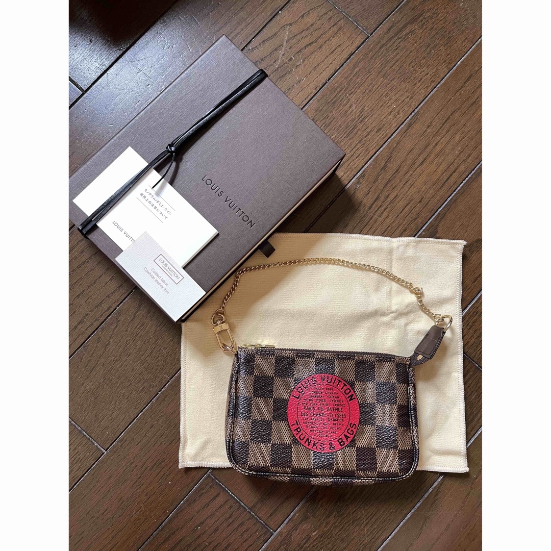 LOUIS VUITTON - ルイヴィトン ダミエ 限定 アクセサリーポーチ ミニ