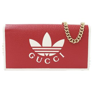 Gucci - GUCCI グッチ チェーンウォレット 長財布 ショルダーバッグ