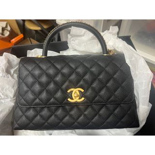 シャネル(CHANEL)のココハンドル23P 29cm トップハンドルフラップ バッグ(ハンドバッグ)