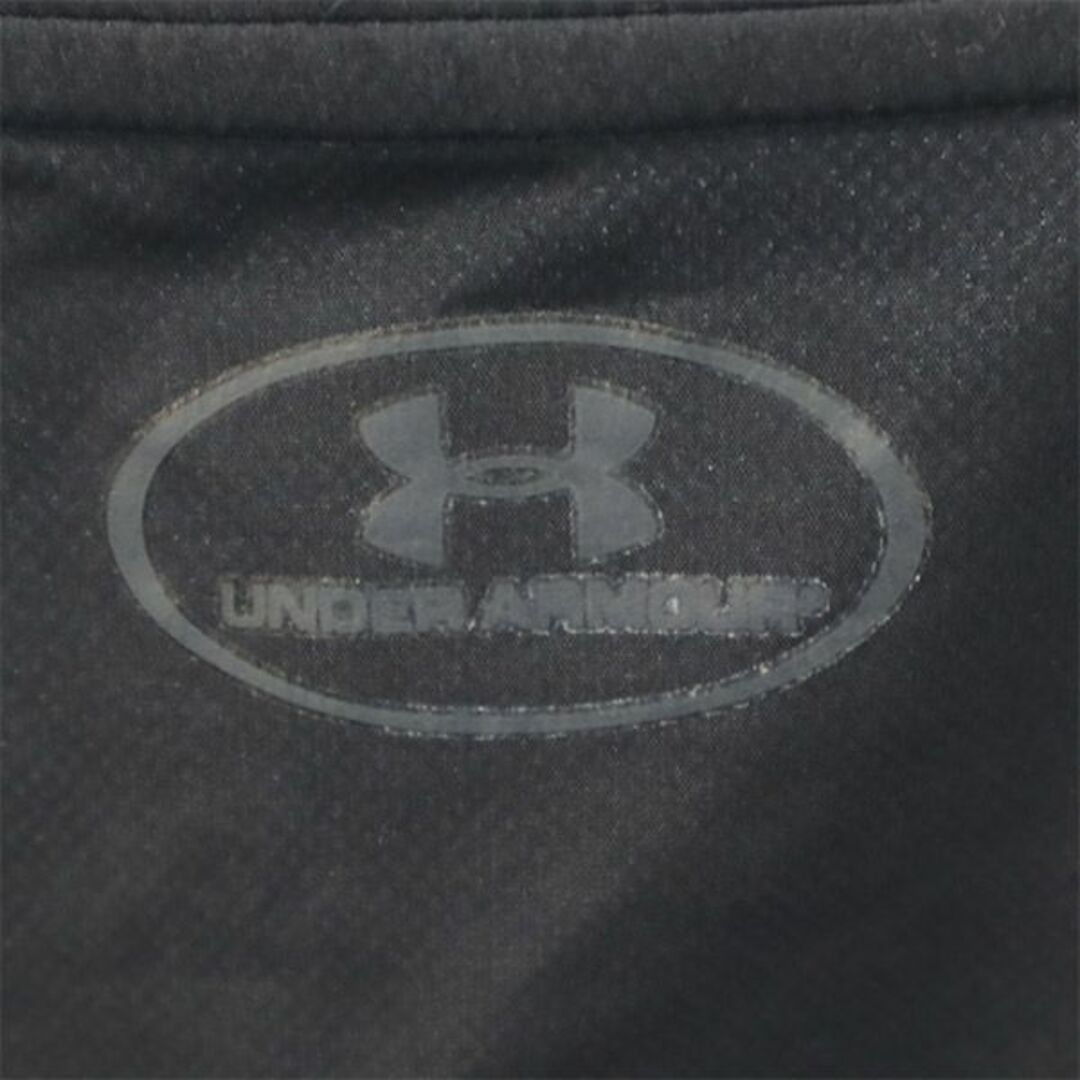 UNDER ARMOUR(アンダーアーマー)のアンダーアーマー プリント トレーニング 3XL ブラック UNDER ARMOUR ハーフジップ 半袖 シャツ ビッグサイズ ロゴ メンズ 【中古】  【230623】 メンズのアンダーウェア(その他)の商品写真