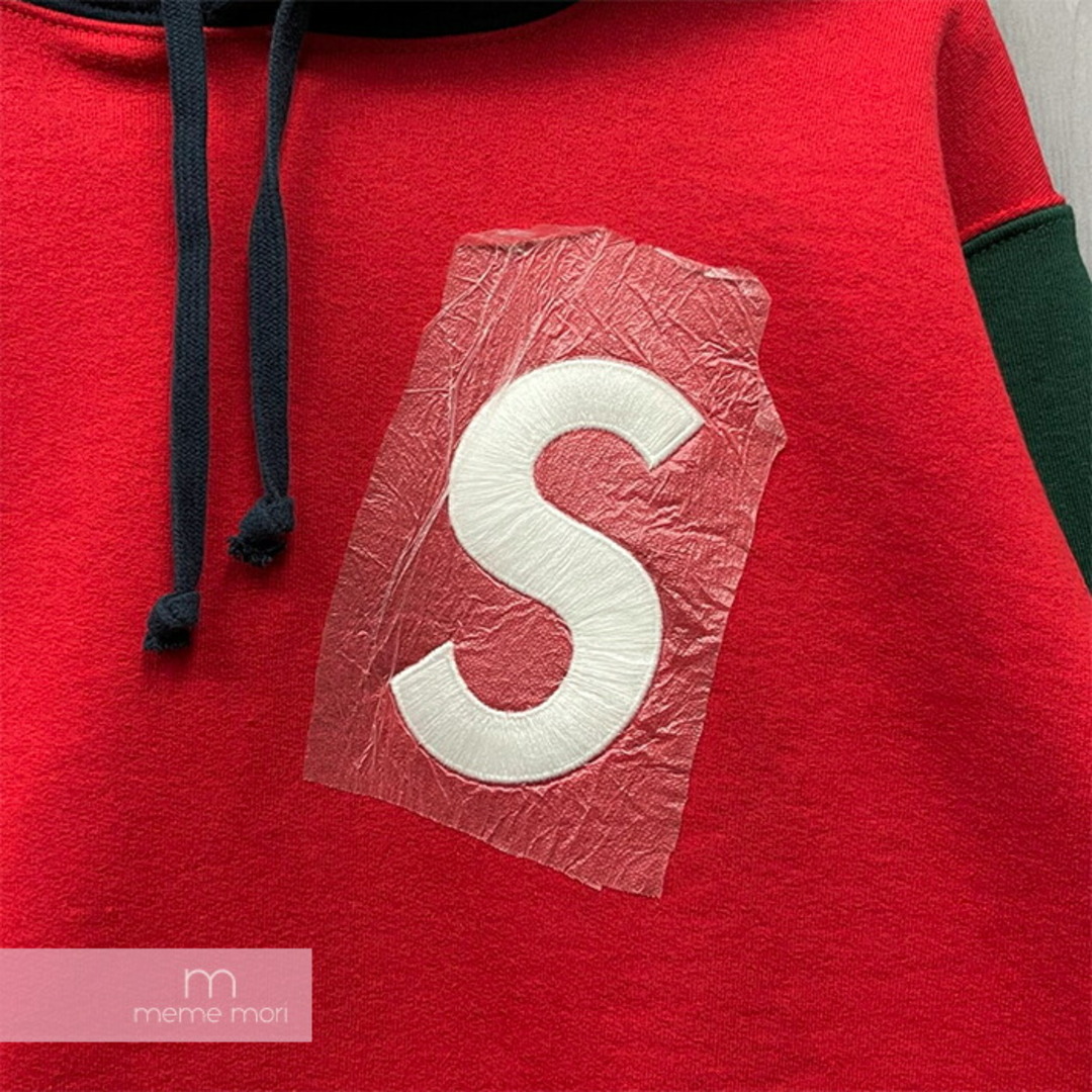 Supreme - Supreme 2019SS S Logo Colorblocked Hooded Sweatshirt