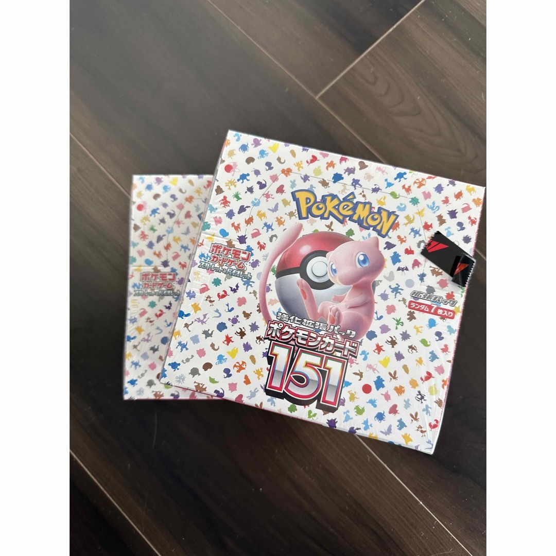 ポケモン(ポケモン)のポケモンカード151 BOX  新品未開封 シュリンク付き 2box エンタメ/ホビーのトレーディングカード(Box/デッキ/パック)の商品写真