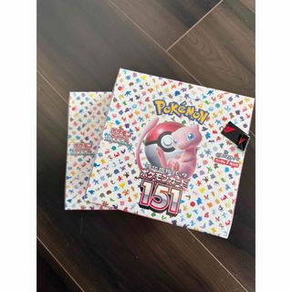 ポケモン(ポケモン)のポケモンカード151 BOX  新品未開封 シュリンク付き 2box(Box/デッキ/パック)