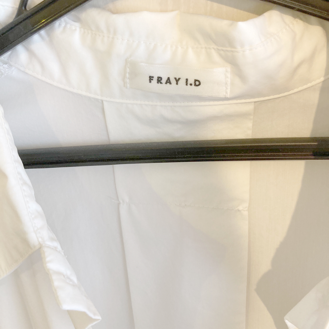 FRAY I.D ホワイト⭐︎FRAY I.D ランダムティアードシャツワンピース
