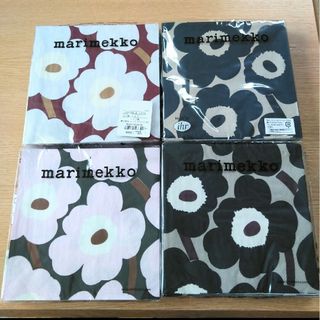 マリメッコ(marimekko)のマリメッコ　ペーパーナプキン　ウニッコ　4枚　バラ売り(テーブル用品)