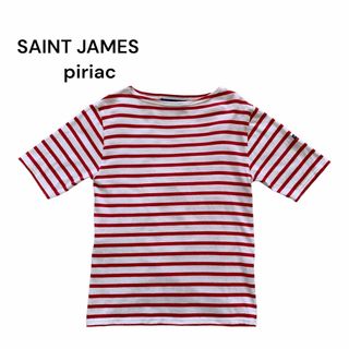 セントジェームス(SAINT JAMES)の☆ SAINT JAMES PIRIAC 白✖️赤 ☆(Tシャツ(半袖/袖なし))