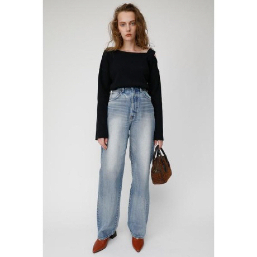 moussy(マウジー)のmoussy ONE SHOULDER THERMAL L/S トップス レディースのトップス(カットソー(長袖/七分))の商品写真