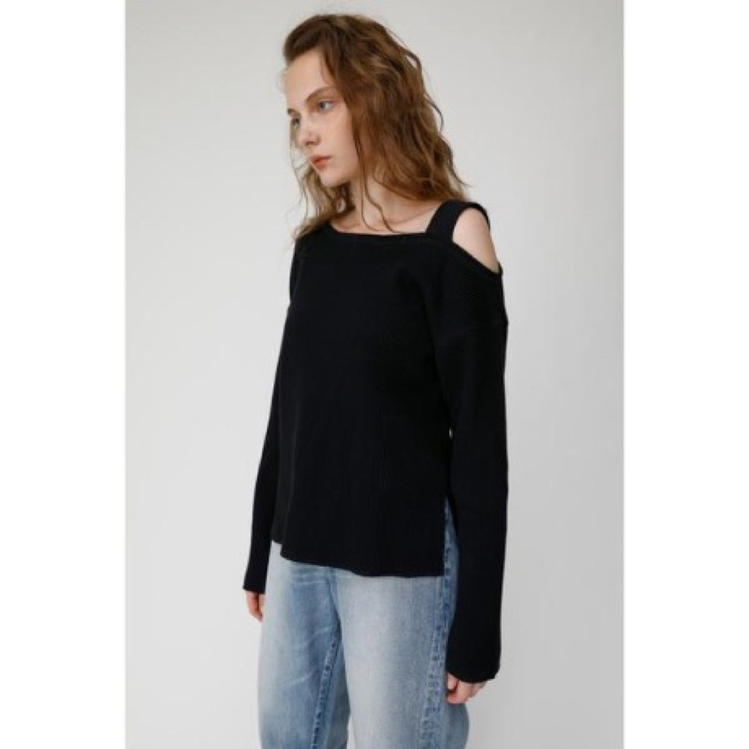 moussy(マウジー)のmoussy ONE SHOULDER THERMAL L/S トップス レディースのトップス(カットソー(長袖/七分))の商品写真