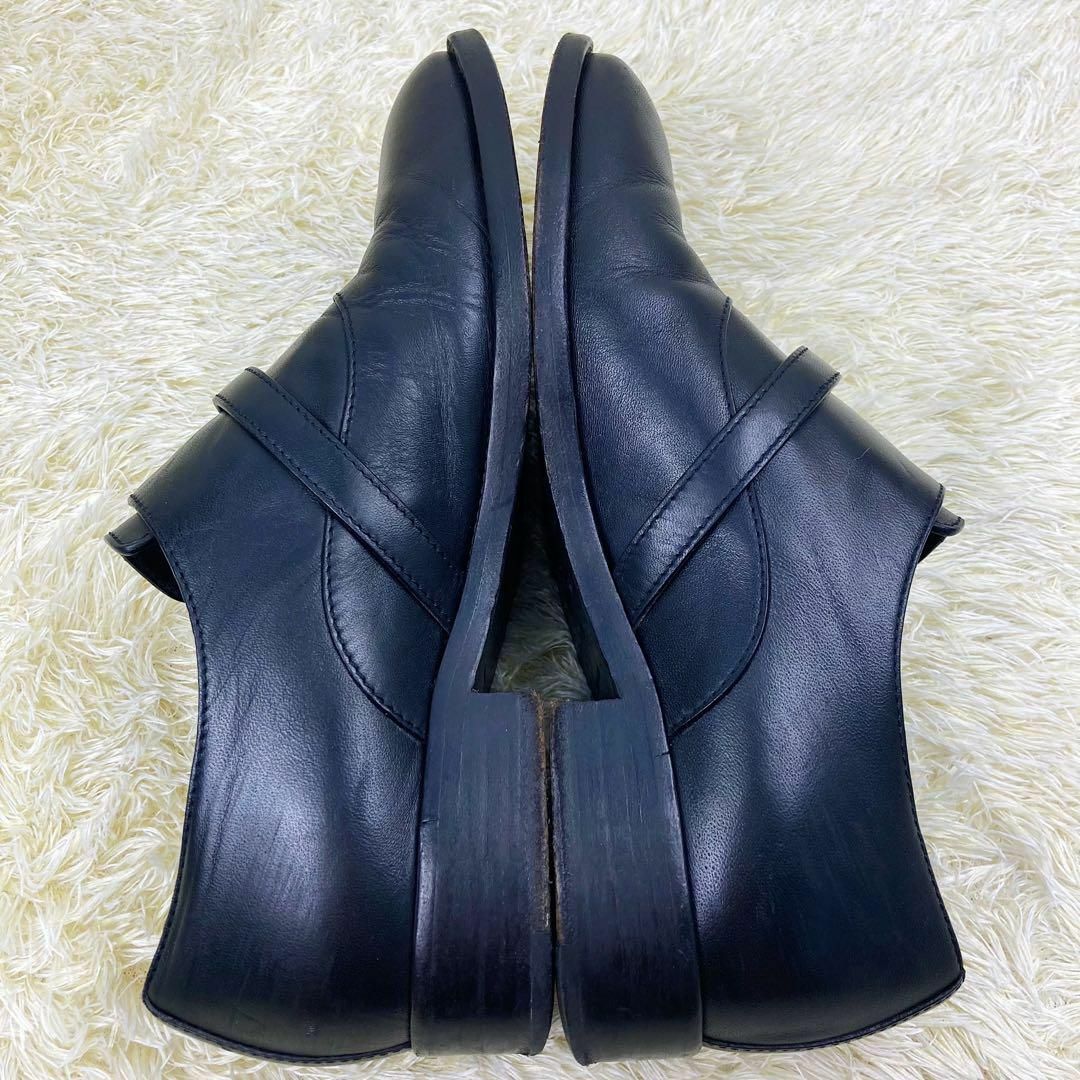 極美品⭐️バレンシアガ モンクストラップ レザーシューズ ブラック 36サイズ