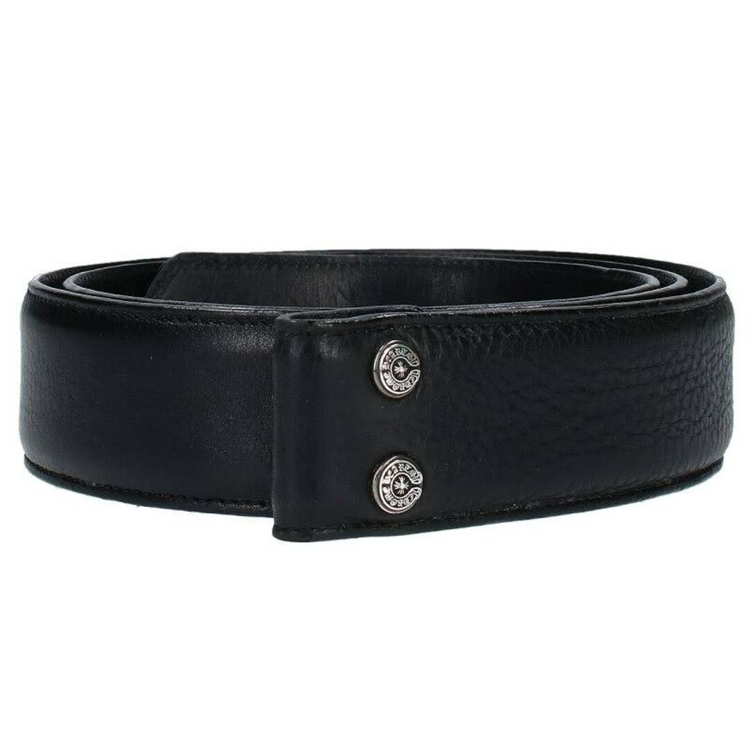 クロムハーツ 1.5 STRAP/1.5inchスクロールレーベルリベッツ レザー