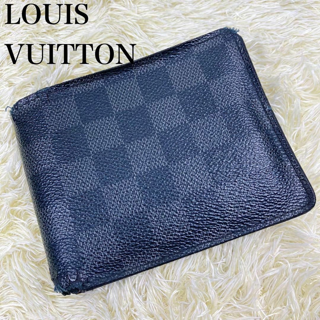 ルイヴィトン ポルトフォイユ フロリン ダミエ グラフィット 折り財布