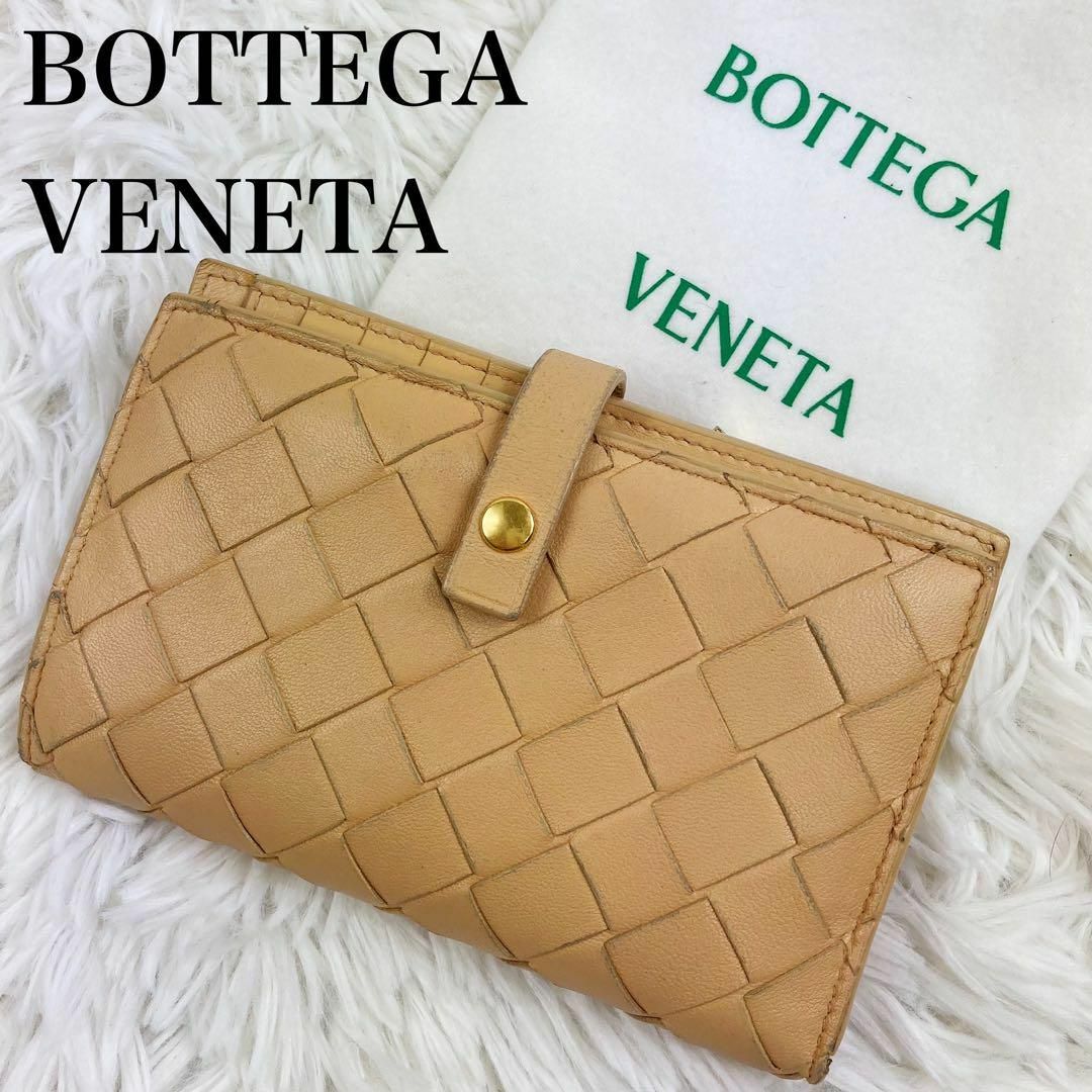 【人気❣️】BOTTEGA VENETA マキシイントレチャート 長財布　ボッテガ