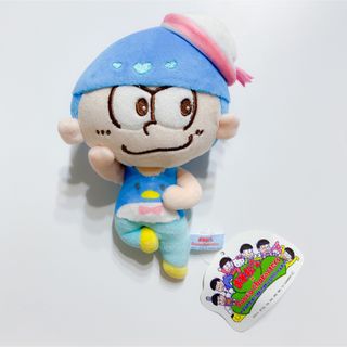 サンリオ(サンリオ)のおそ松さん　カラ松　サンリオコラボ　タキシードサム　むにゅむにゅ　ぬいぐるみ(キャラクターグッズ)