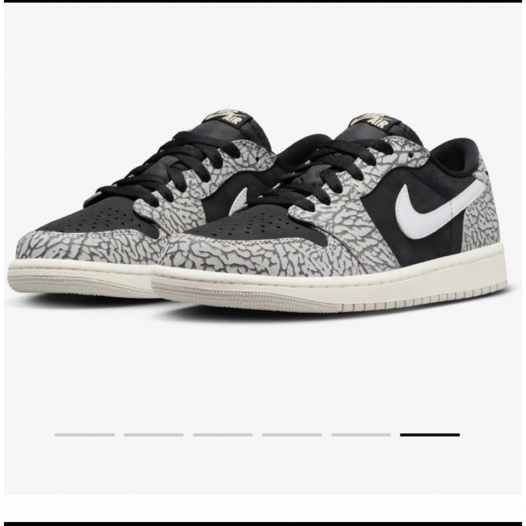 Nike Air Jordan 1 Retro Low Black Cement