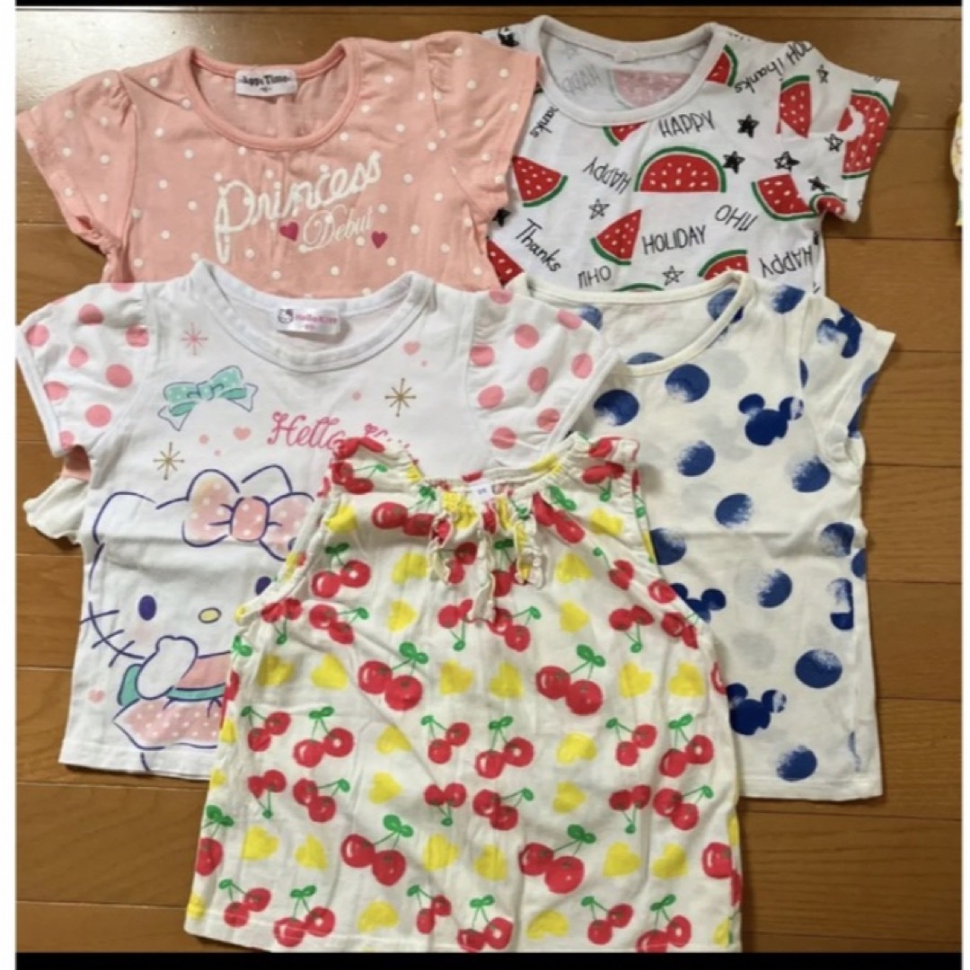 女の子　Tシャツ キッズ/ベビー/マタニティのキッズ服女の子用(90cm~)(Tシャツ/カットソー)の商品写真